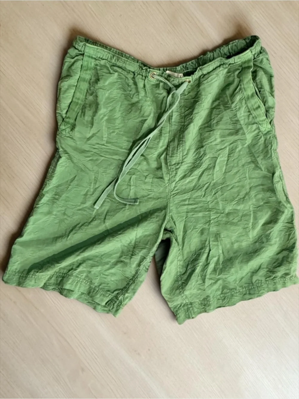 Free People We The Free Green Palma Relaxed Bermuda Board Shorts Size L